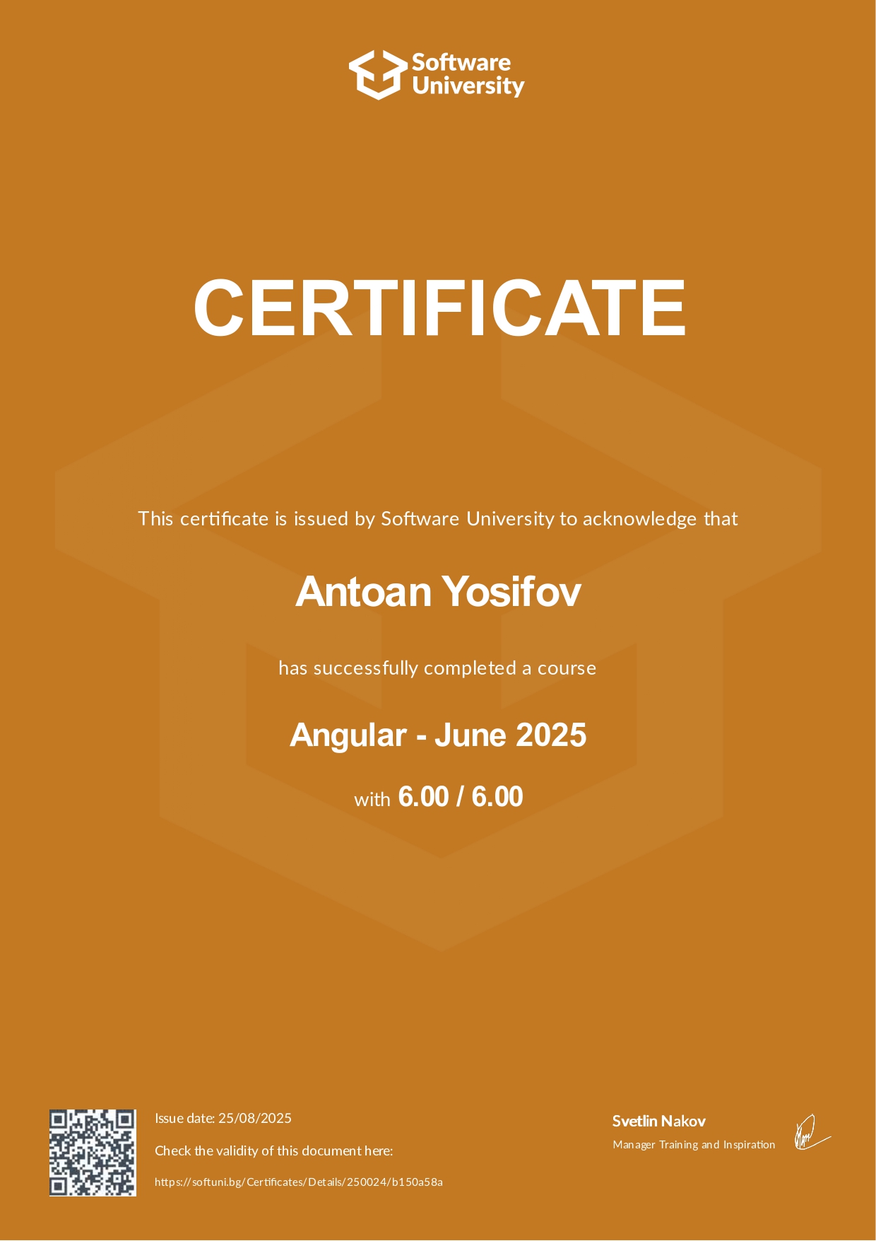 Angular June 2025